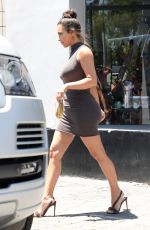 KIM KARDASHIAN at Kimble Hair Studio in West Hollywood 07/22/2016