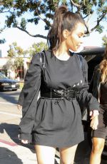 KIM KARDASHIAN Out for Lunch in Brentwood 07/21/2016