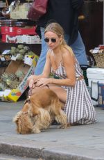 KIMBERLEY GARNER Walks Her Dog Out in London 07/07/2016