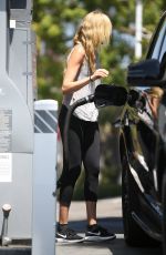 KIMBERLY STEWART at a Gas Station in Brentwood 07/15/2016