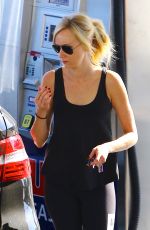 KIMBERLY STEWART at a Gas Station in Brentwood 07/26/2016