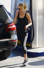 KIMBERLY STEWART at a Gas Station in Brentwood 07/26/2016