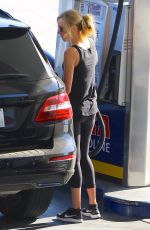 KIMBERLY SYEWART at a Gas Station in Studio City 07/26/2016