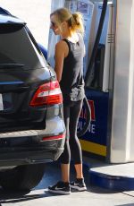KIMBERLY SYEWART at a Gas Station in Studio City 07/26/2016