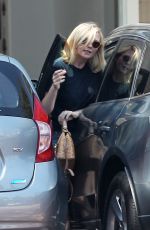 KIRSTEN DUNST Arrives at a Nail Salon in Beverly Hills 07/12/2016