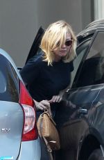 KIRSTEN DUNST Arrives at a Nail Salon in Beverly Hills 07/12/2016