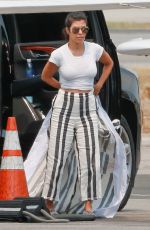 KOURTNEY KARDASHIAN Arrives Back in Los Angeles 07/23/2016