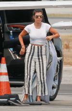 KOURTNEY KARDASHIAN Arrives Back in Los Angeles 07/23/2016