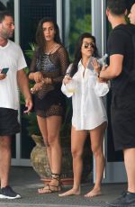 KOURTNEY KARDASHIAN Out with Her Friends in Miami 07/02/2016