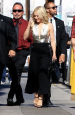 KRISTEN BELL Arrives at Jimmy Kimmel Live in Hollywood 07/19/2016