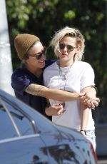 KRISTEN STEWART and ALICIA CARGILE Leaves a Sushi Restaurant in Santa Monica 07/24/2016