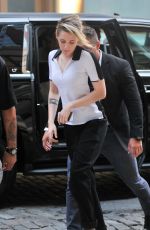KRISTEN STEWART Arrives at a Press Junket in New York 07/12/2016