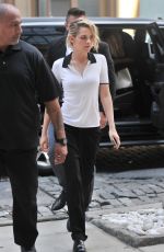 KRISTEN STEWART Arrives at a Press Junket in New York 07/12/2016