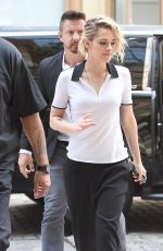 KRISTEN STEWART Arrives at a Press Junket in New York 07/12/2016