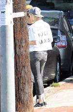 KRISTEN STEWART Kissing ALICIA CARGILE Out in Los Feliz 07/20/1016