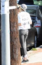 KRISTEN STEWART Kissing ALICIA CARGILE Out in Los Feliz 07/20/1016