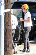 KRISTEN STEWART Kissing ALICIA CARGILE Out in Los Feliz 07/20/1016