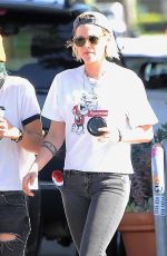KRISTEN STEWART Kissing ALICIA CARGILE Out in Los Feliz 07/20/1016