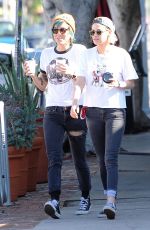 KRISTEN STEWART Kissing ALICIA CARGILE Out in Los Feliz 07/20/1016