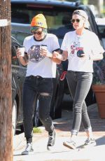 KRISTEN STEWART Kissing ALICIA CARGILE Out in Los Feliz 07/20/1016
