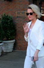 KRISTEN STEWART Leaves Her Hotel in New York 07/11/2016
