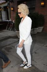 KRISTEN STEWART Leaves Her Hotel in New York 07/11/2016