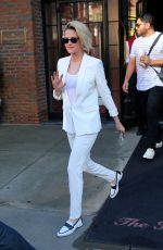 KRISTEN STEWART Leaves Her Hotel in New York 07/11/2016