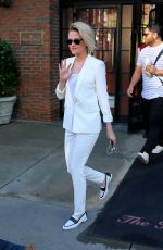 KRISTEN STEWART Leaves Her Hotel in New York 07/11/2016