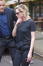 KRISTEN STEWART Leaves Her Hotel in New York 07/14/2016