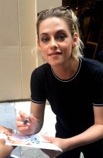 KRISTEN STEWART Leaves Her Hotel in New York 07/14/2016