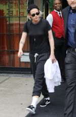 KRISTEN STEWART Leaves Her Hotel in New York 07/14/2016