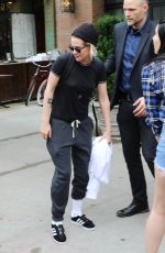 KRISTEN STEWART Leaves Her Hotel in New York 07/14/2016