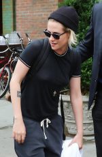 KRISTEN STEWART Leaves Her Hotel in New York 07/14/2016