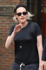 KRISTEN STEWART Leaves Her Hotel in New York 07/14/2016