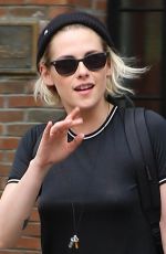 KRISTEN STEWART Leaves Her Hotel in New York 07/14/2016