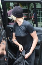 KRISTEN STEWART Leaves Her Hotel in New York 07/14/2016
