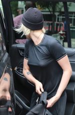 KRISTEN STEWART Leaves Her Hotel in New York 07/14/2016