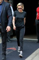 KRISTEN STEWART Leaves Her Hotel in New York 07/14/2016