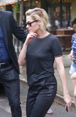KRISTEN STEWART Leaves Her Hotel in New York 07/14/2016