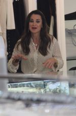 KYLE RICHARDS Shopping at Her Own Store in Beverly Hills 07/29/2016