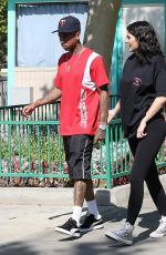 KYLIE JENNER and Tyga at Six Flags in Santa Clarita 07/24/2016