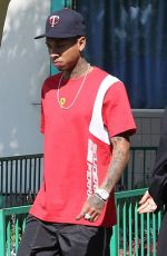 KYLIE JENNER and Tyga at Six Flags in Santa Clarita 07/24/2016