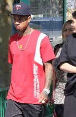 KYLIE JENNER and Tyga at Six Flags in Santa Clarita 07/24/2016