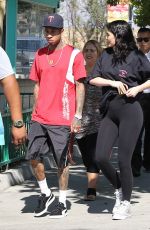 KYLIE JENNER and Tyga at Six Flags in Santa Clarita 07/24/2016