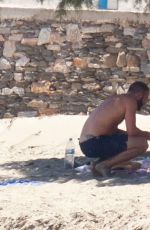 KYLIE MINOGUE and Joshua Sasse on Holiday in Sifnos, Greece, June 2016