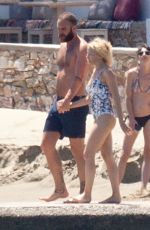 KYLIE MINOGUE and Joshua Sasse on Holiday in Sifnos, Greece, June 2016