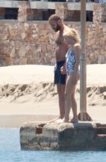 KYLIE MINOGUE and Joshua Sasse on Holiday in Sifnos, Greece, June 2016