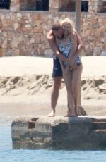 KYLIE MINOGUE and Joshua Sasse on Holiday in Sifnos, Greece, June 2016