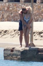 KYLIE MINOGUE and Joshua Sasse on Holiday in Sifnos, Greece, June 2016