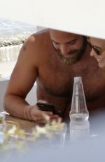 KYLIE MINOGUE and Joshua Sasse on Holiday in Sifnos, Greece, June 2016